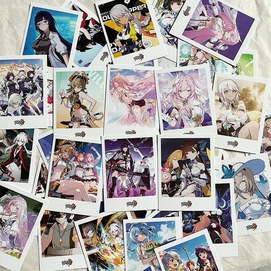 Honkai Impact 3-40 unids/set Valkyrie 5,8x7,8 cm Lomo Card Photocard HD impreso pequeño álbum tarjetas fotográficas para colección de Fans postal