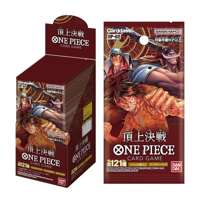 New Originales Bandai One Piece Card New Era Opcg-01-06 Cards Booster Box Japanese Anime TCG Luffy Rare Game Card Collector Gift