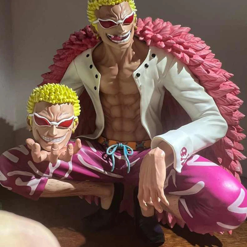 Anime One Piece Figure Donquixote Doflamingo Action Figure One Piece Shichibukai Hen 16cm PVC Collection Model Doll Gifts Toys