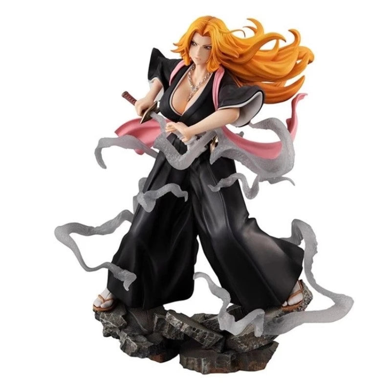 In Stock Genuine MegaHouse Bleach Matsumoto Rangiku 24cm Collectible Figures Model Toys Wholesale Ornament Decor Doll Gift