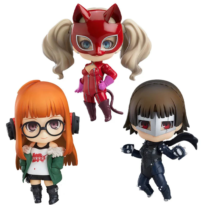 Original GSC Good Smile NENDOROID 1044 Niijima Makoto 963 Sakura Futaba 1143 Takamaki Ann Panther Persona 5 Anime Figure Model