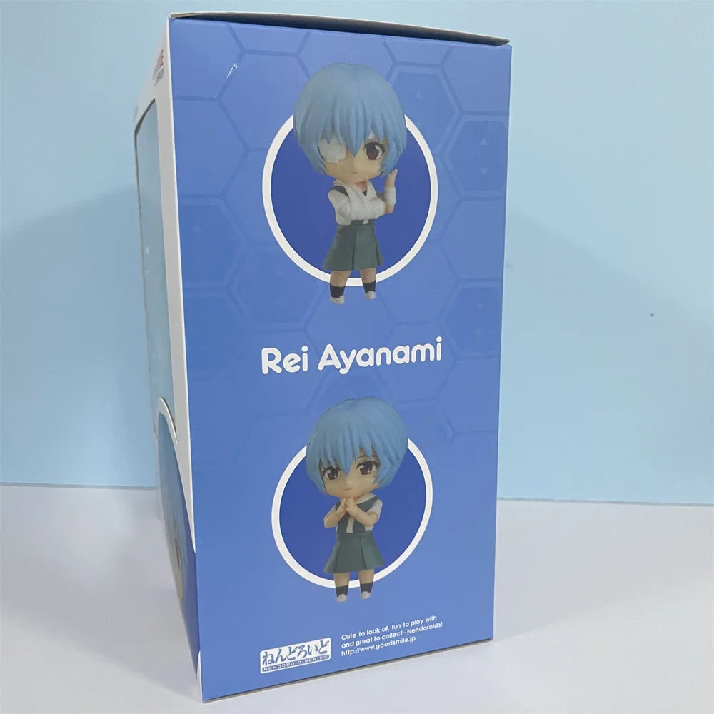 Anime Figures NEON GENESIS EVANGELION Ayanami Rei 1197 EVA Action Figure Model Cute Toys for Children PVC Collector Doll 10cm