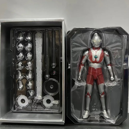 Bandai S.H. Figuarts True Bone Carving Method Ultraman 55th Anniversary Anime Figure Model Action Toys Gifts Delivery Bracket