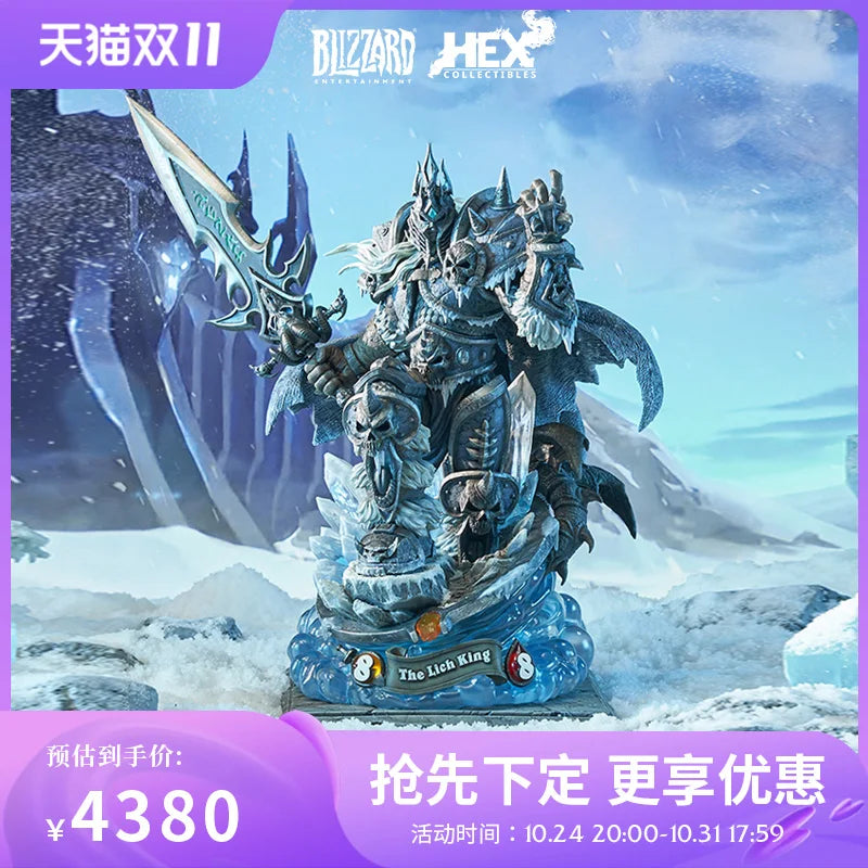 50Cm 1/6 Blizzard World of Warcraft Iii The Lich King Game Action Figure Collection Statue Desktop Decoration Model Ornament Toy