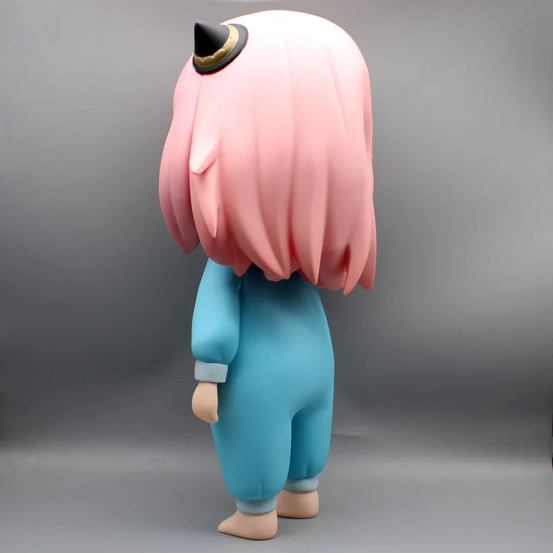 48cm Spy Family Figure Anya Forger Anime Figure Pajama Kawaii Girl Oversized Model Collection Anime Figurines Doll Kid Gift Toy