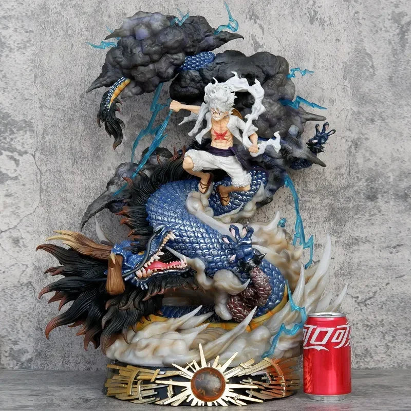 One Piece Anime Nika Luffy 57cm Large Figures Gear Monkey D Luffy Vs Kaido Action Figure Pvc Model Collection Statue Toys Gift