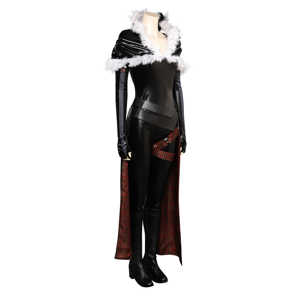 Final Cos Fantasy FFXVI Benedikta Harman Cosplay Costume Women Outfits FF16 Jumpsuit Gloves Shawl Full Set Halloween Party Suit