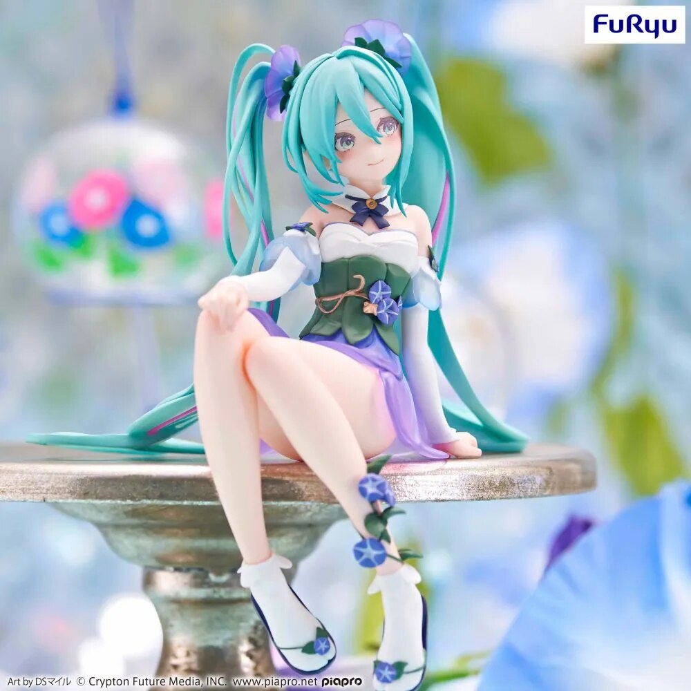 In Stock Original FuRyu Vocaloid Hatsune Miku Fairy Flower Spirit PVC Anime Figure Action Figures Model Toys