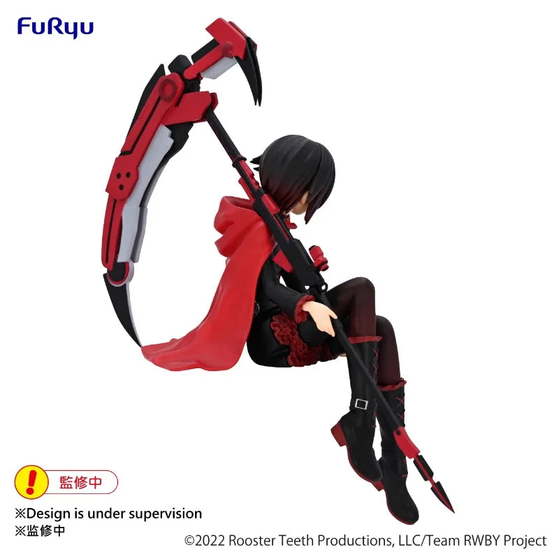 FURYU Original Noodles Stopper Figure RWBY Ruby Rose Anime Action Figures Toys for Boys Girls Kids Gift