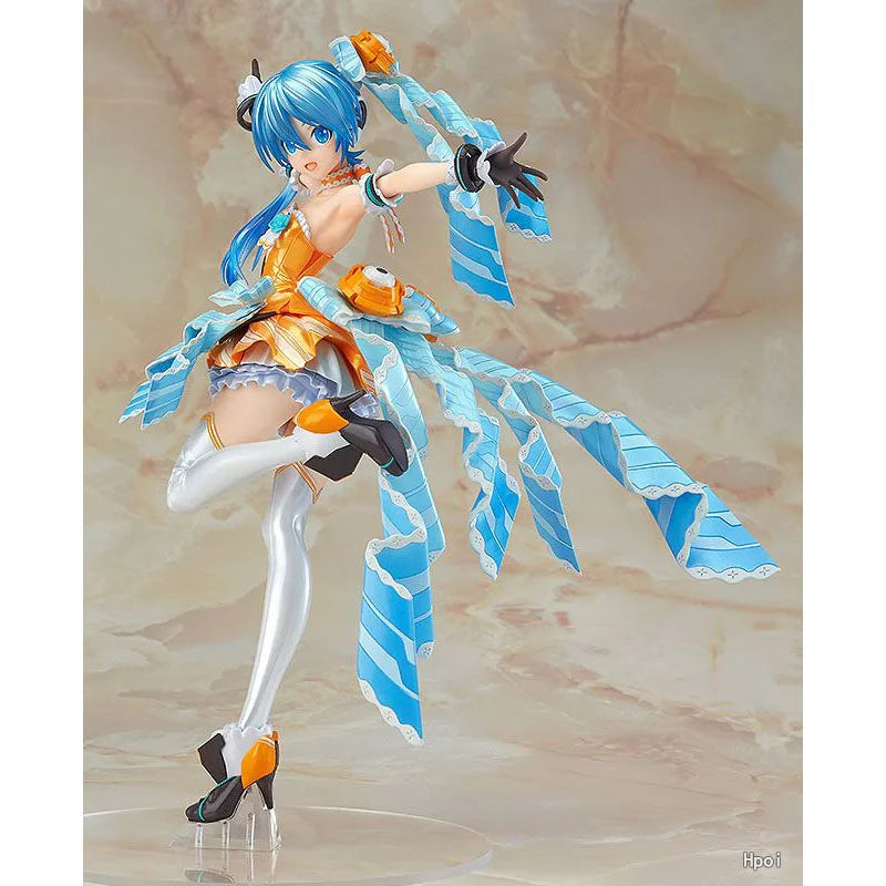 Max Factory Hatsune Miku Project DIVA-2nd VOCALOID Orange Blossom Ver PVC Action Figure Anime Model Toys Collection Doll Gift