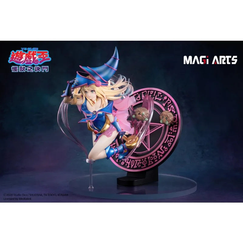 Genuine MAGI ARTS Yugioh Black Magician Girl 1/7 Pvc Anime Action Figures Collect Model Toys in Stock