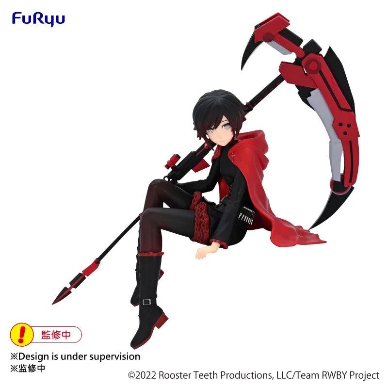 FURYU Original Noodles Stopper Figure RWBY Ruby Rose Anime Action Figures Toys for Boys Girls Kids Gift