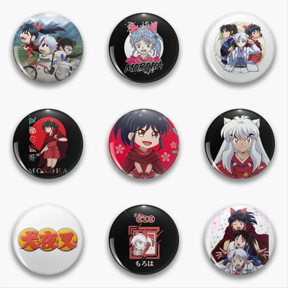 Inuyasha Brooch  brooches Badge  anime manga shirt Clothes  Collar  Metal  Pines  Funny