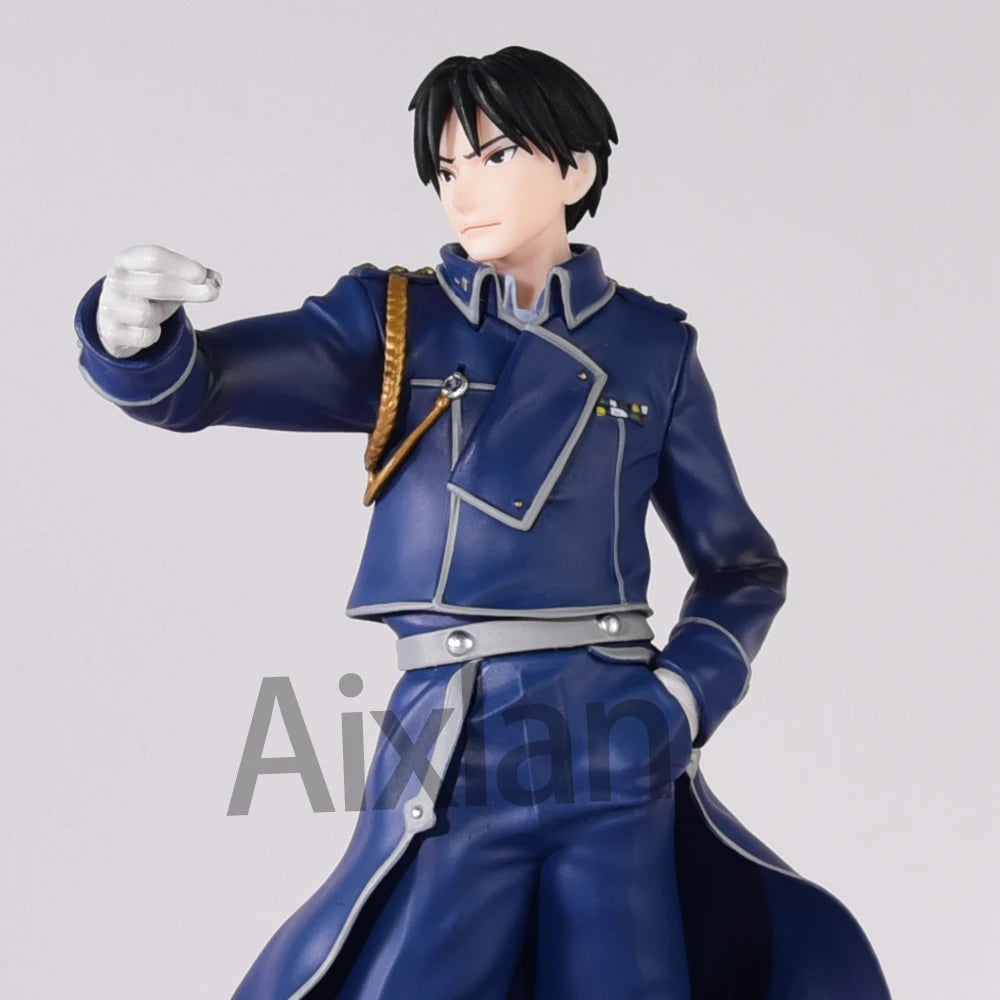 Original Fullmetal Alchemist Anime Figure Models Roy Mustang Riza Hawkeye PVC Action Toy Figures Periphery Ornaments Toys Gifts