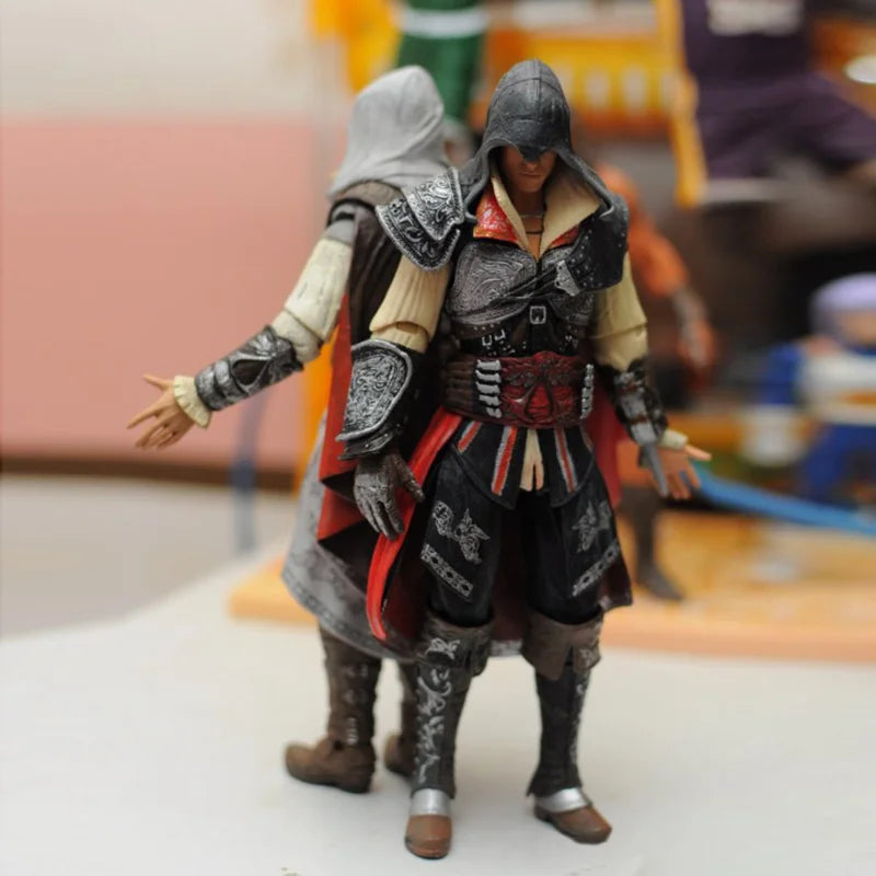 New 15cm Action Figure Model Toys Assassin's Creed Connor Haytham Edward Kenway 6 Inch Pvc Soilders Toy For Boys Kids Gift Play