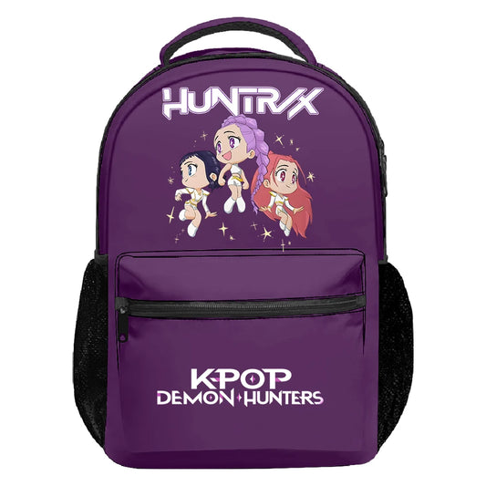 KPop Demon Hunters As Seen On Huntrix World Tour Backpack Women Men Rucksack Unisex Travel Bag Packsack Casual Daypack