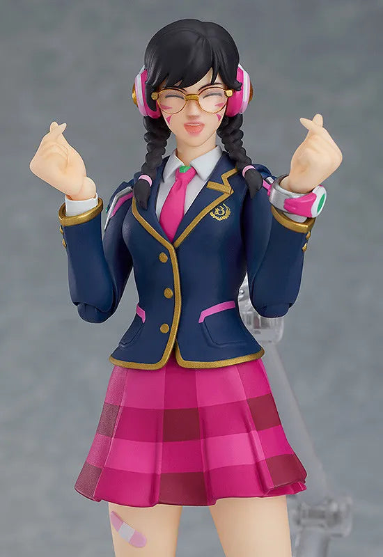 GSC Figma492 OVERWATCH D.VA Hana Song Ver. Official Figure Character Model Anime Gift Collection Toy Christmas Birthday Gift