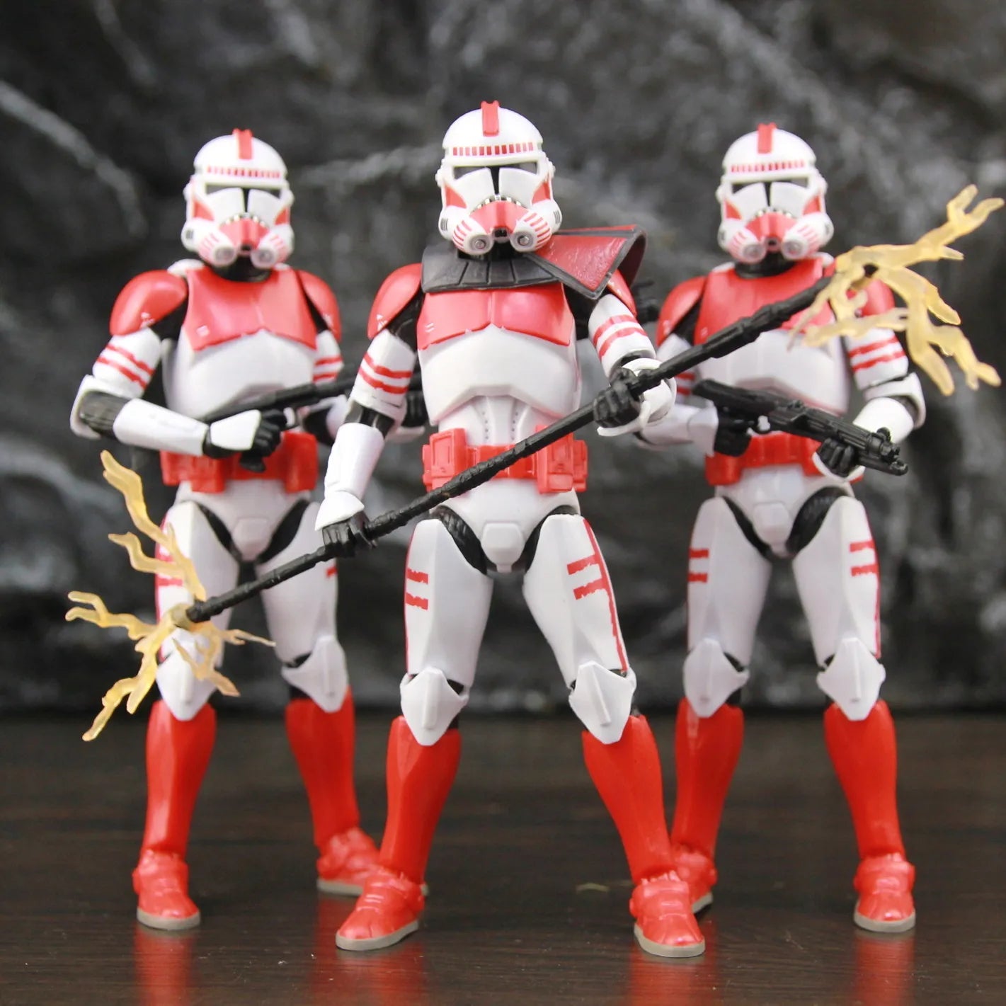 Star Wars 104th 212th 442nd 332nd 501st 6" Action Figure ARC ARF Trooper Shock Asohka Commander Phase 2 Episode II Clone Toys