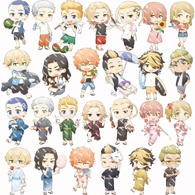 Anime Figure Tokyo Revengers Acrylic Keychain Mikey Draken Baji Keisuke Mitsuya Takashi Hanma Cosplay Cute Keyring Fan Gifts New