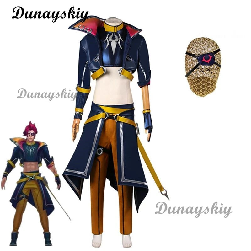 LOL Heartsteel Kayn Cosplay Costume Heat Resistant Synthetic LOL Cosplay Shieda Kayn Cosplay Heartsteel Shieda Kayn Costume