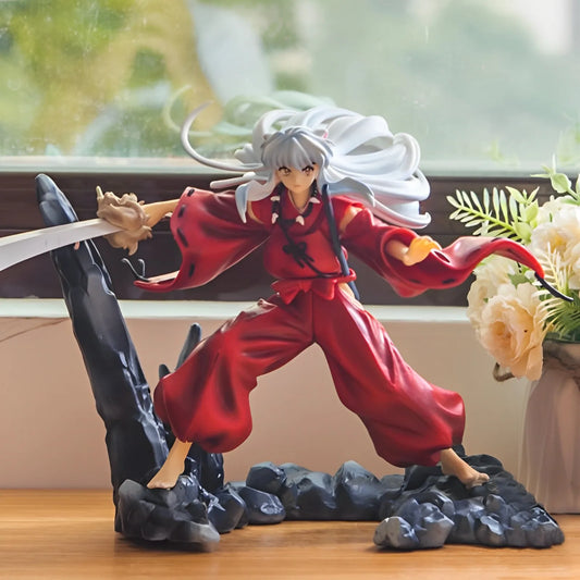 Inuyasha Sesshoumaru Anime Figure Gk Action Figures 33cm Pvc Statue Figurine Ornament Model Doll Collection  Gift Toys