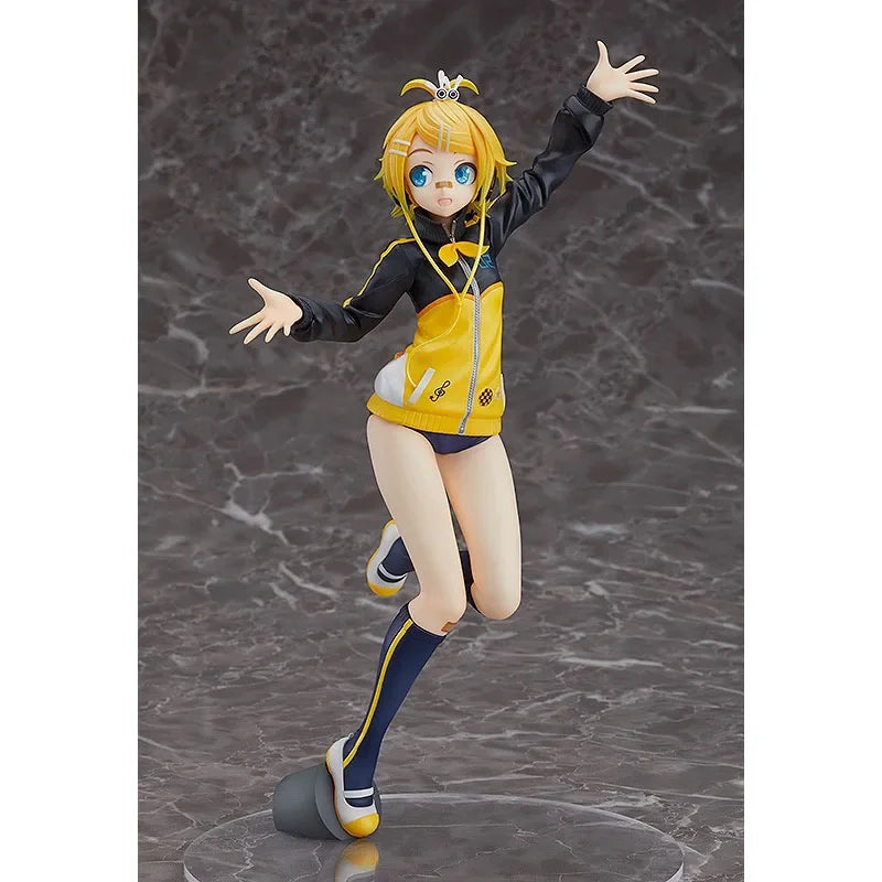 In Stock 100% Original Max Factory 1/7 Kagamine Rin Kagamine Len Miku Project DIVA F 2nd Stylish Energy R Ver. Action Model Toys