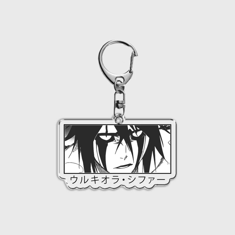 Anime Figures Keychain Levi Killua Zoldyck Bakugou Bleach Berserk Key Chain for Accessories Pendant Key Ring Keychains Gift