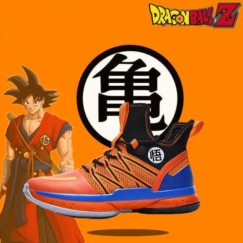 New Dragon Ball Anime Son Goku Kakarotto Basketball Shoes Men Women Breathable Sports Shoes Student Youth Non-slip Sneakers Gift