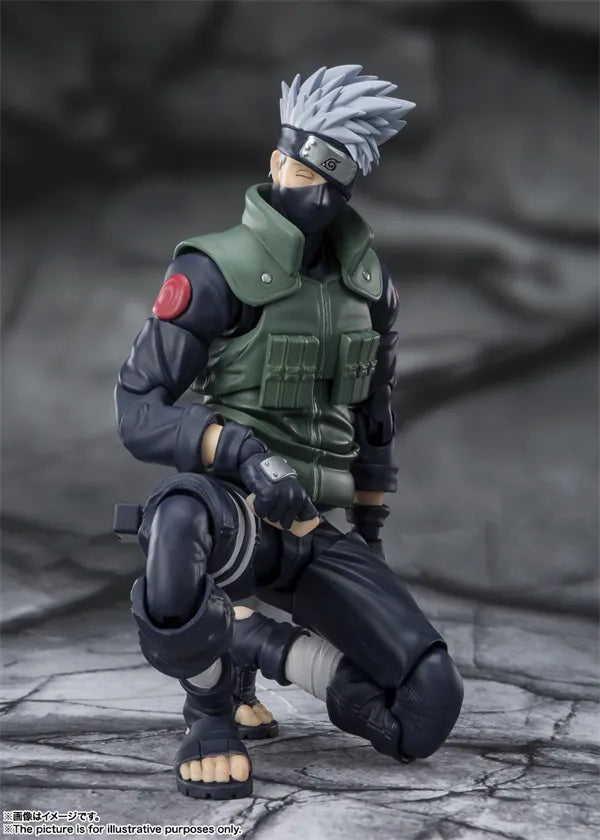 In Stock Original Bandai S.h.figuarts Naruto Anime Figure Hatake Kakashi Haruno Sakura Action Figure Statue Collection Model Toy