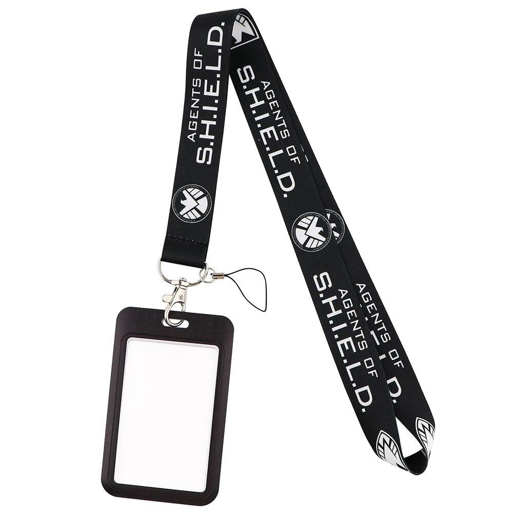 Cool Stuff Movie Credential Holder Key Chain Neck Lanyard For Passport Card Anime Credit Card Holder Keychain Strap Key Ring