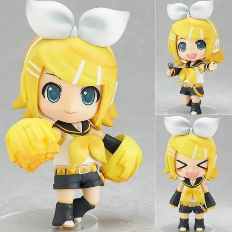 Kawaii Hatsune Miku Anime Figure 189# Kagamine Len Kagamine Rin Virtual Singer Action Figures Collection Model Doll Toys Gifts