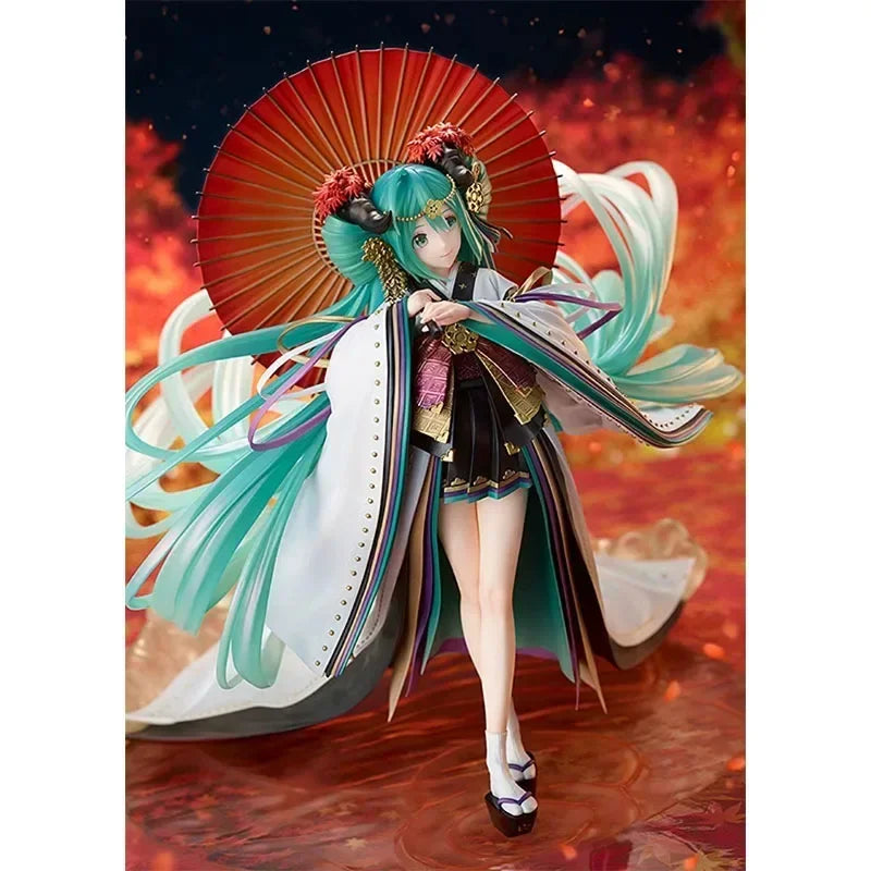 GSC Original Hatsune Miku Anime Figure VOCALOID Miku Land of the Eternal Action Figure Toys for Boys Girls Kids Birthday Gifts