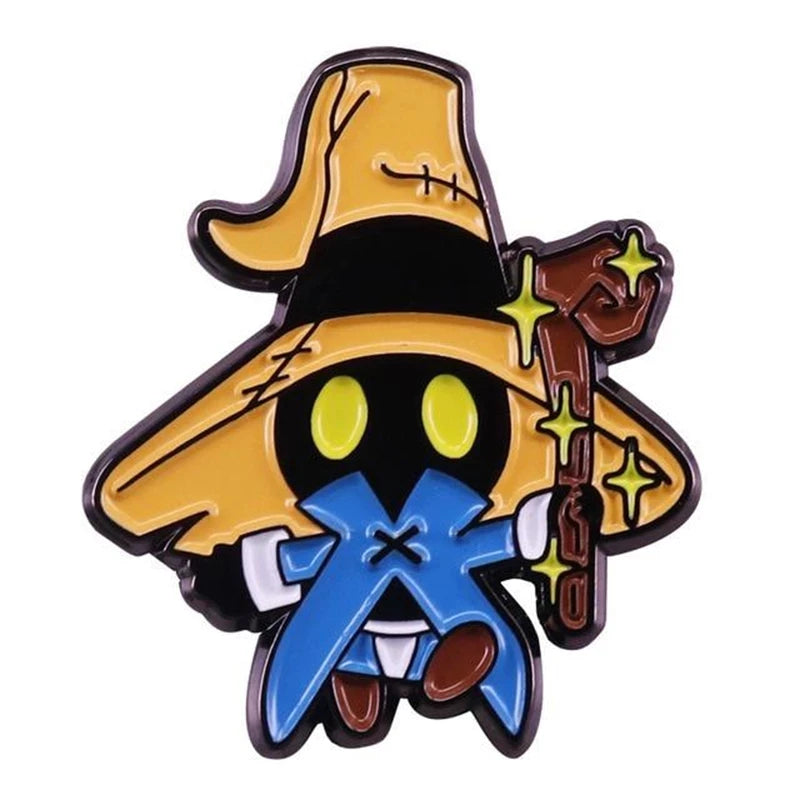 Final Fantasy VII Zack Fair Hard Enamel Pin Cartoon Cute Vitality Boy Brooch Backpack Lapel Pins Video Game Fans Jewelry Gifts