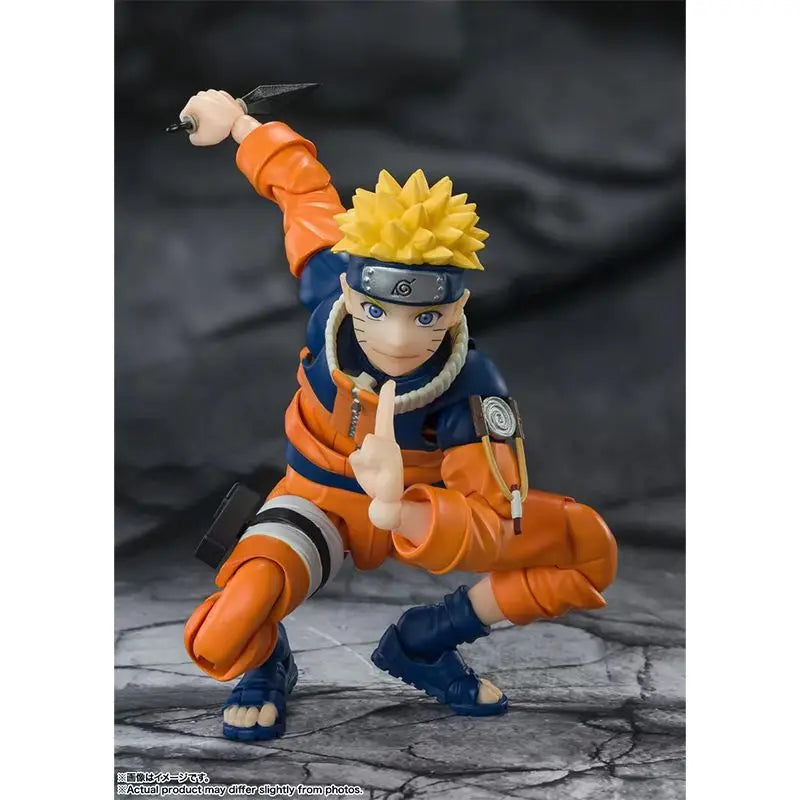 Original Bandai S.H.Figuarts SHF Uzumaki Naruto The No.1 Most Unpredictable Ninja Uchiha Sasuke Genius Ninja Of Uchiha Model