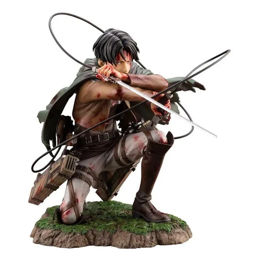 Genuine Goods in Stock Kotobukiya Levi Ackerman ARTFX J Attack on Titan Fortitude Anime Portrait Model Toy Collection Doll Gift