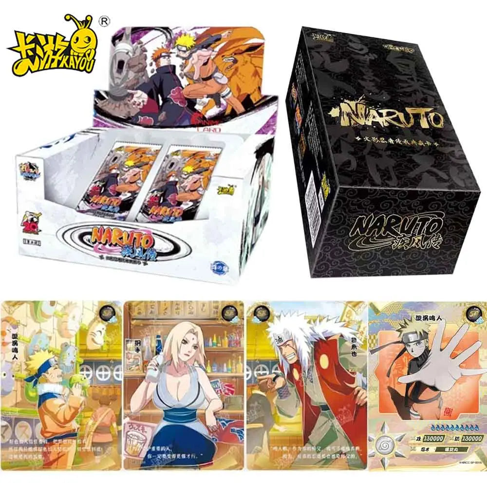 KAYOU Naruto Card Array Chapter Rare BP Card MR Cards Anime Character Collection Cards Children's Toy Gift Anime Card Store