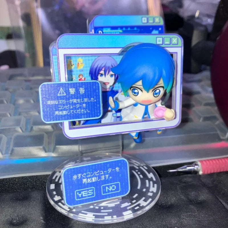 Anime Hatsune Miku Blind Box Window Figure Series Kaito Meiko Mini Figures Boxed Egg Trendy Toy Tabletop Ornament Anime Toy