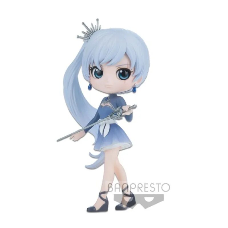 Figura de acción Original Bandai RWBY Weiss Schnee Ruby Rose Qposket BANPRESTO Weiss Schnee Blake Belladonna modelo de PVC