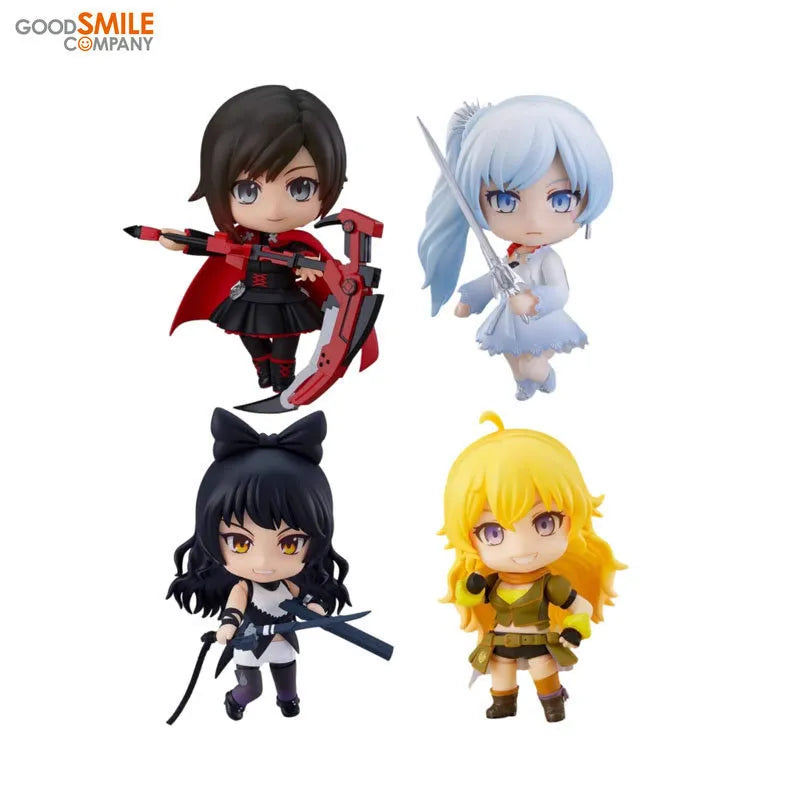 In Stock Good Smile Original GSC Nendoroid  RWBY Ruby Rose Weiss Schnee Blake Belladonna Yang Xiao Long Action Figure Model Gift