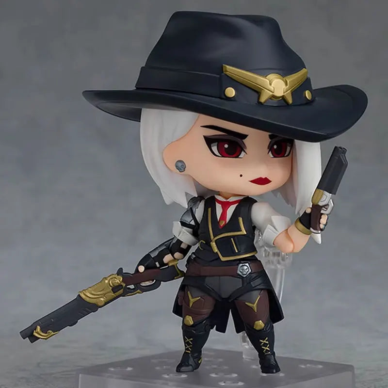 Good Smile Nendoroid Genuine Overwatch Ashe 1167 Classic Skin Active Joint Anime Action Figure Model Toys Collection Doll Gift