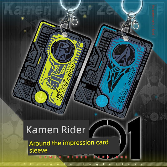 In Stock Cross-Border Hot Selling 01 Belt Card Holder Student Secondary Element Pendant Keychain Bus Meal Card Anime Peripheral