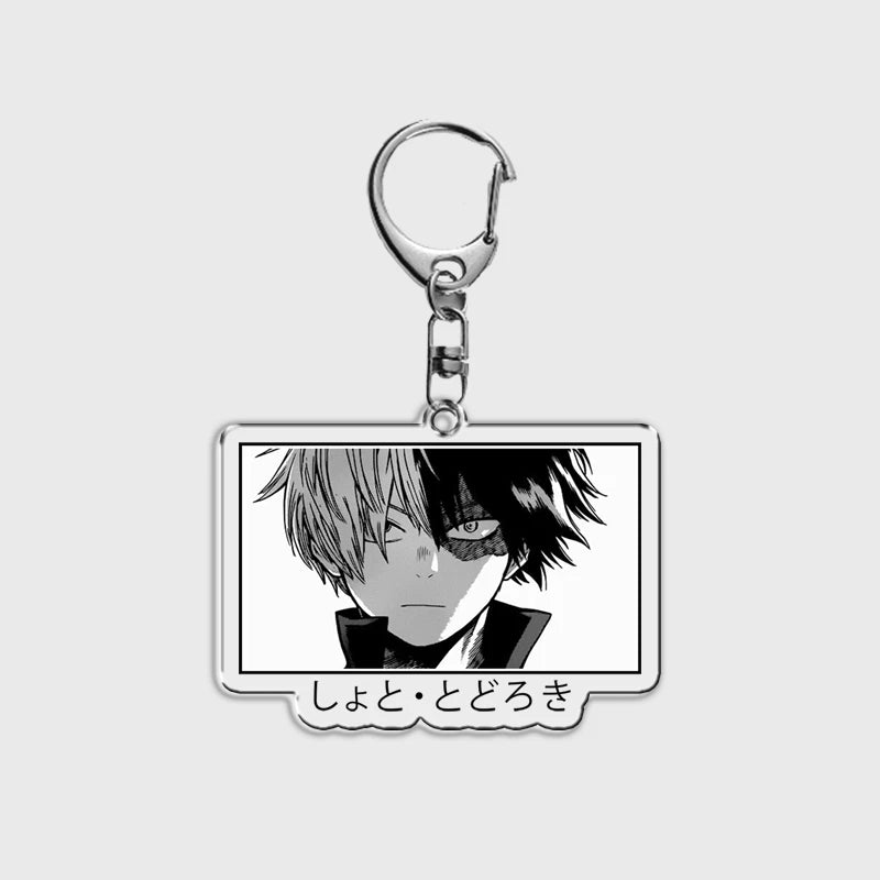 Anime Figures Keychain Levi Killua Zoldyck Bakugou Bleach Berserk Key Chain for Accessories Pendant Key Ring Keychains Gift