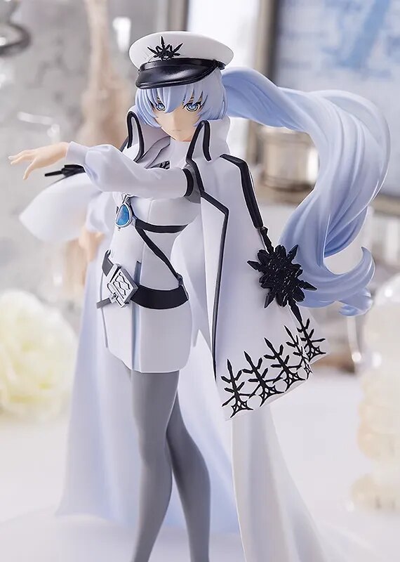 Original RWBY Weiss Schnee Anime Figure Toys GSC Pop Up Parade Rwby Hyousetsu Teikoku PVC Model Kids Gift 17cm