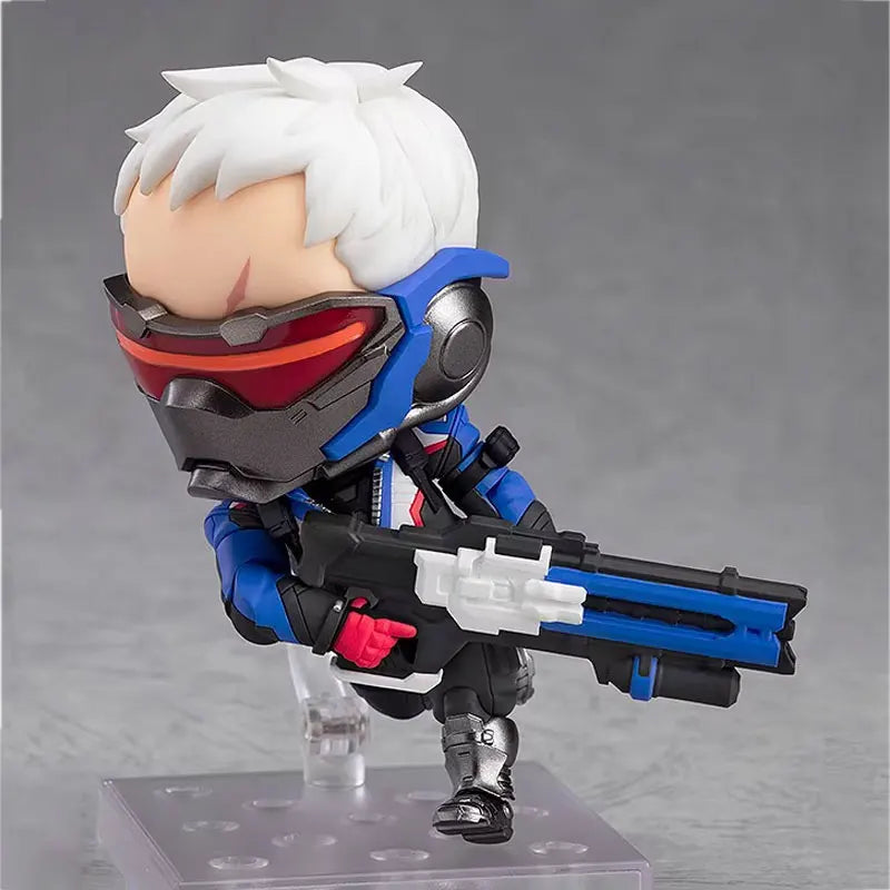 GSC Nendoroid Genuine Overwatch SOLDIER:76 Active Joint Anime Action Figures Model Toys Collection Doll Boys Birthday Gifts