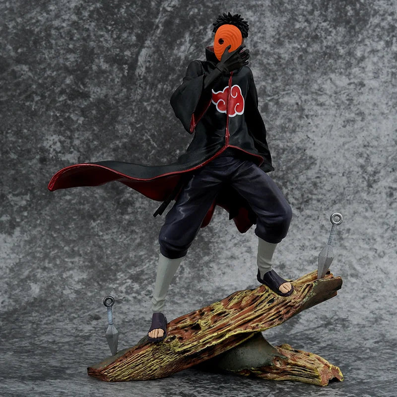 Anime Naruto Figurine GK Shippuden Akatsuki Tobi Uchiha Obito PVC Action Figure 26cm Statue Collection Model Toys For Kids