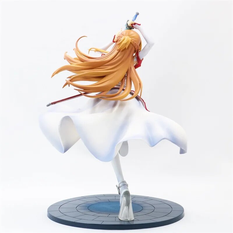 Figura de acción de Yuuki Asuna de SAO Sword Art Online de 20 cm, Caballeros de la sangre Ver. Juguetes modelo de colección de PVC a escala 1/8