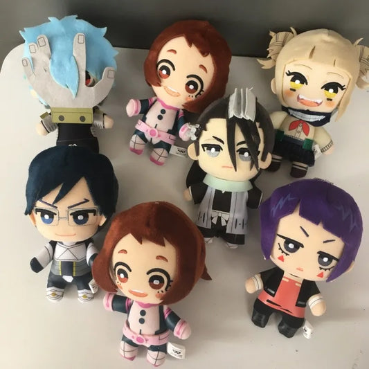 My Hero Academia Plush Toy Anime Midoriya Izuku Todoroki Shoto Bakugou Katsuki Stuff Doll Pendant Toy Dabi Aizawa Doll Gift