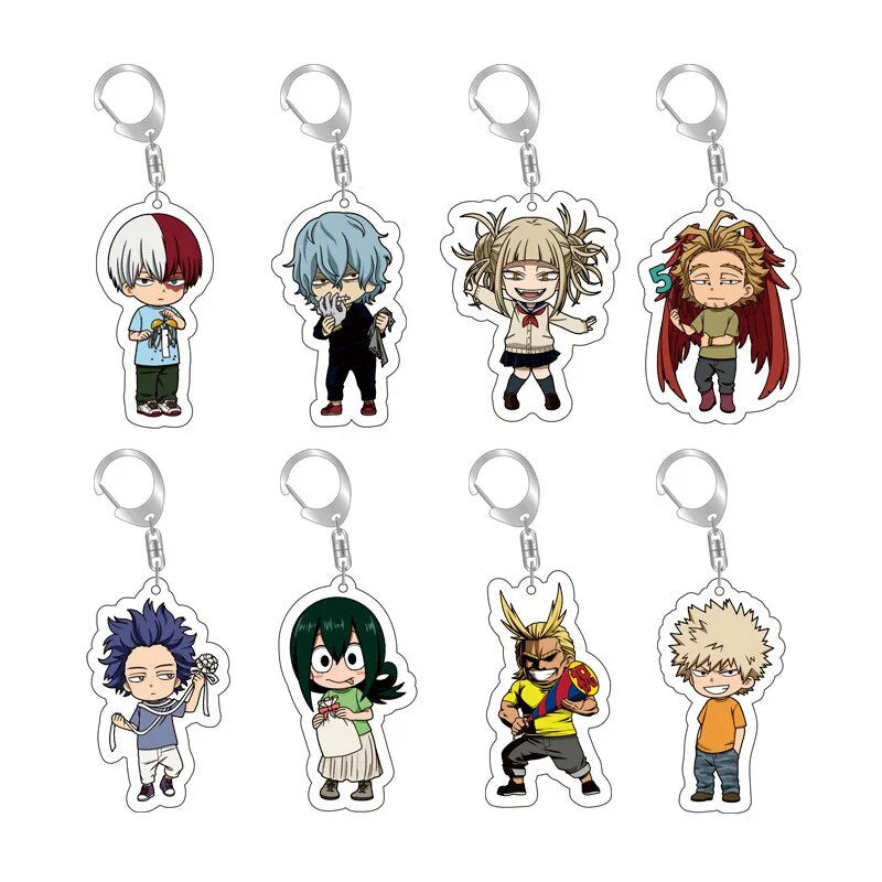 Anime My Hero Academia Kawaii Shouto Izuku Izuku Eijirou Ochako Himiko Tsuyu Dabi Keigo Jin All Might Mirio Tomura Keychain