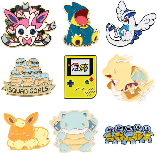 LB2985 Cute Japanese Style Anime Movies Badges Cool Stuff Enamel Pins Game Lapel Pin Animal Brooch Gifts for Fans Friend