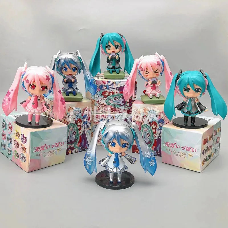 Hatsune Mirai lucky Gift Box Miku Mystery Box Anime Figure Game Action Figure Blind Box Lucky Model Doll Lucky Model Toy